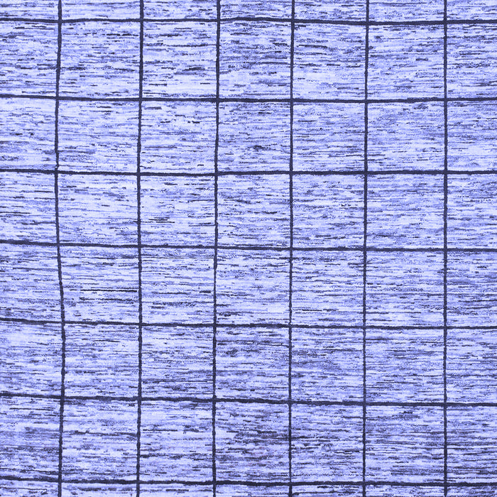 Checkered Blue Modern Rug, abs816blu