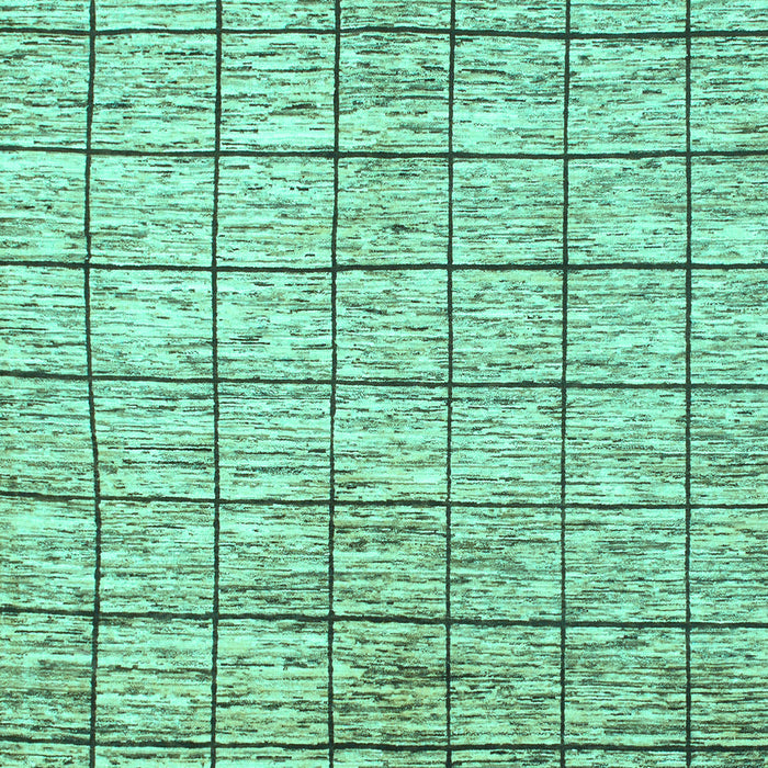 Checkered Turquoise Modern Rug, abs816turq