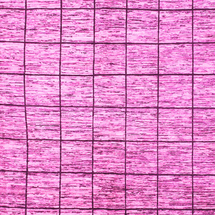 Machine Washable Checkered Pink Modern Rug, wshabs816pnk