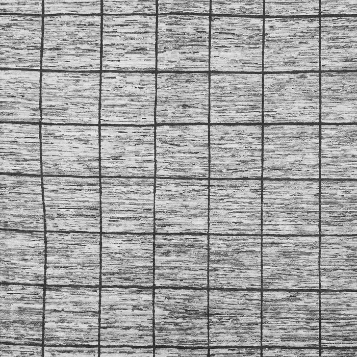 Checkered Gray Modern Rug, abs816gry