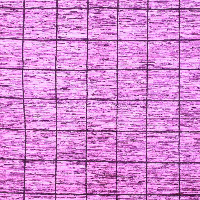 Machine Washable Checkered Purple Modern Area Rugs, wshabs816pur