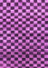 Machine Washable Checkered Purple Modern Area Rugs, wshabs817pur