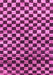 Checkered Pink Modern Rug, abs817pnk