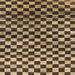 Square Machine Washable Abstract Bakers Brown Rug, wshabs817