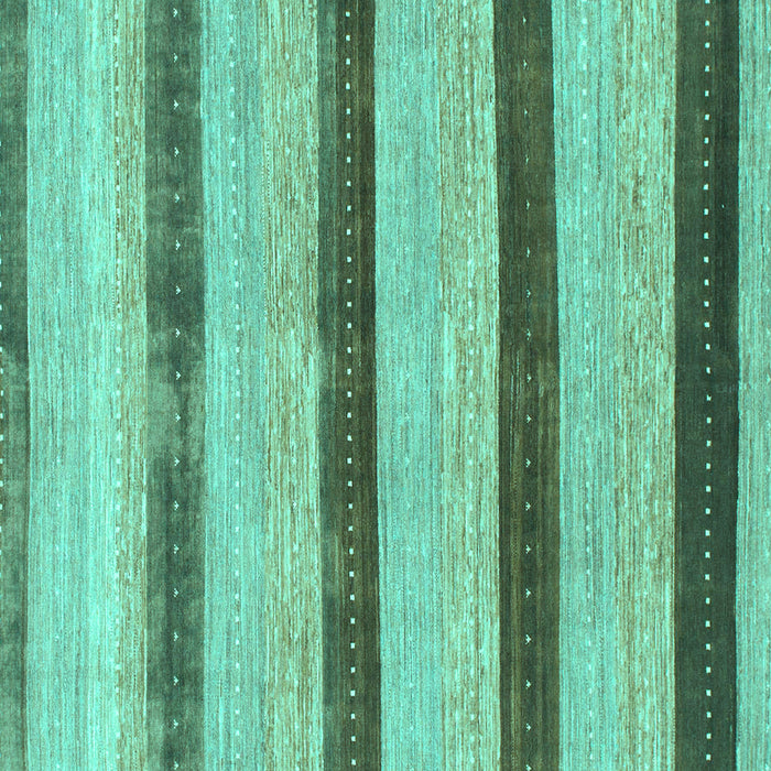 Square Machine Washable Abstract Turquoise Modern Area Rugs, wshabs818turq