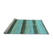 Sideview of Machine Washable Abstract Light Blue Modern Rug, wshabs818lblu