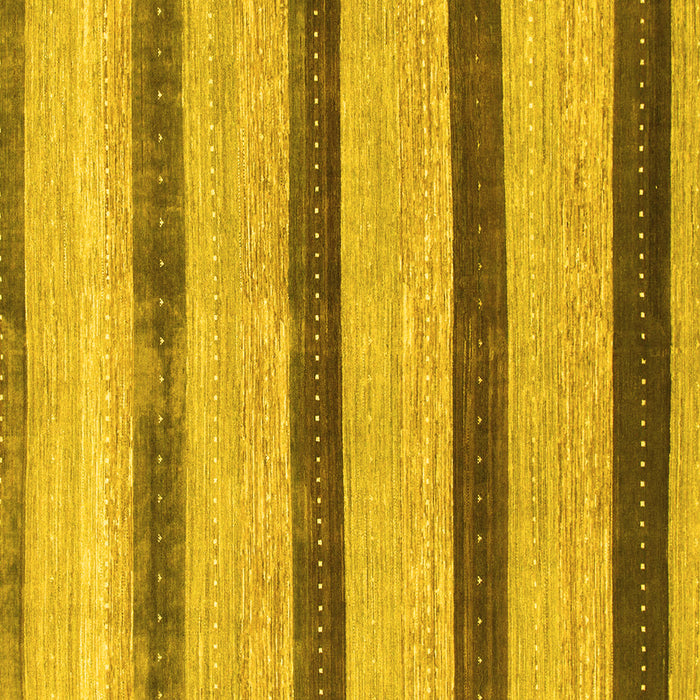 Square Abstract Yellow Modern Rug, abs818yw