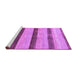 Sideview of Machine Washable Abstract Purple Modern Area Rugs, wshabs818pur