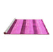 Sideview of Machine Washable Abstract Pink Modern Rug, wshabs818pnk