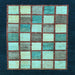 Square Checkered Light Blue Modern Rug, abs819lblu