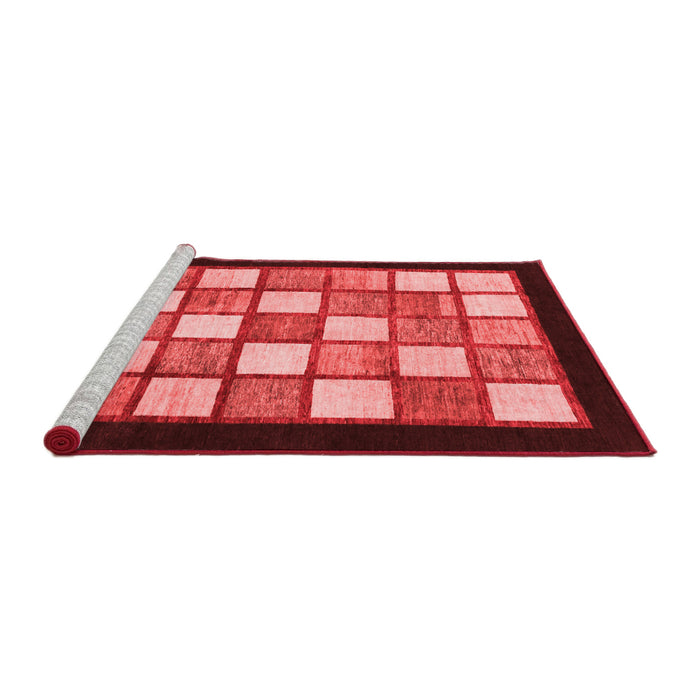 Modern Red Washable Rugs