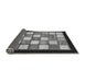 Sideview of Checkered Gray Modern Rug, abs819gry