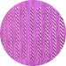 Round Machine Washable Abstract Purple Modern Area Rugs, wshabs81pur