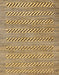 Abstract Light Brown Modern Rug, abs81