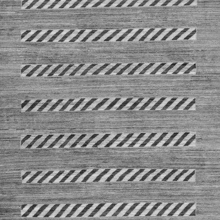 Machine Washable Abstract Gray Modern Rug, wshabs81gry