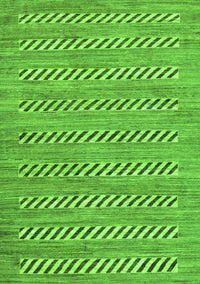 Abstract Green Modern Rug, abs81grn