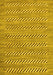 Abstract Yellow Modern Rug, abs81yw