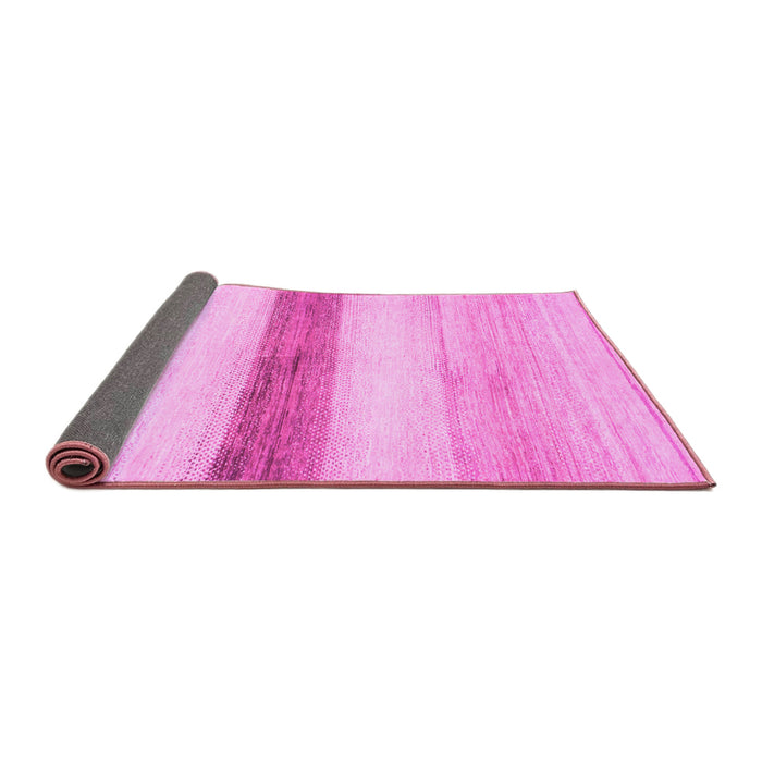 Sideview of Solid Pink Modern Rug, abs820pnk