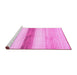 Sideview of Machine Washable Solid Pink Modern Rug, wshabs820pnk
