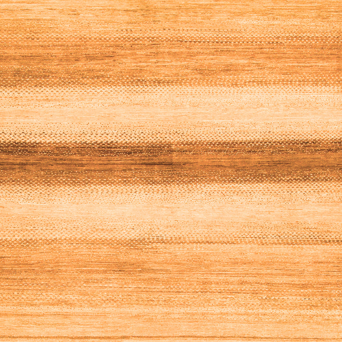 Square Solid Orange Modern Rug, abs820org