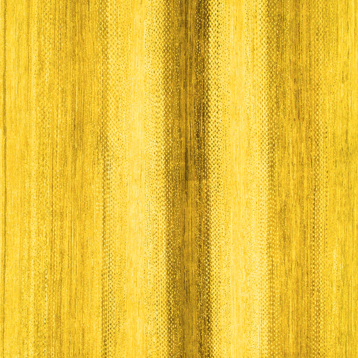 Square Solid Yellow Modern Rug, abs820yw