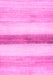 Machine Washable Solid Pink Modern Rug, wshabs820pnk