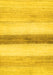 Machine Washable Solid Yellow Modern Rug, wshabs820yw