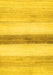 Solid Yellow Modern Rug, abs820yw