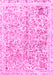 Machine Washable Abstract Pink Modern Rug, wshabs821pnk