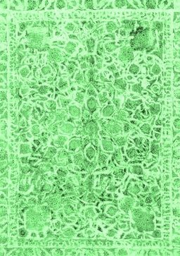 Abstract Emerald Green Modern Rug, abs821emgrn