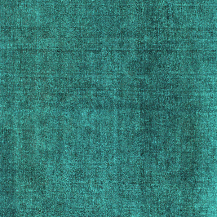 Square Abstract Turquoise Modern Rug, abs822turq