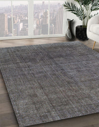 Abstract Gray Modern Rug, abs822