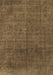 Abstract Brown Modern Rug, abs822brn