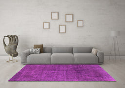 Machine Washable Abstract Pink Modern Rug in a Living Room, wshabs822pnk