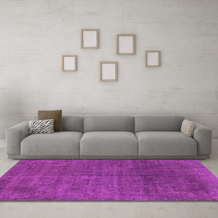 Machine Washable Abstract Pink Modern Rug in a Living Room, wshabs822pnk