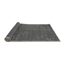 Sideview of Abstract Gray Modern Rug, abs822gry
