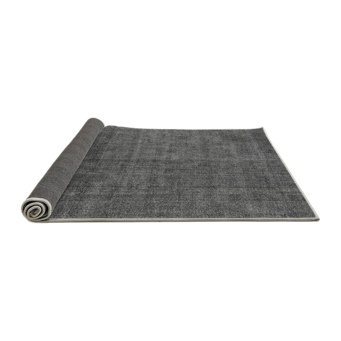 Sideview of Abstract Gray Modern Rug, abs822gry