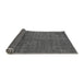 Sideview of Abstract Gray Modern Rug, abs822gry