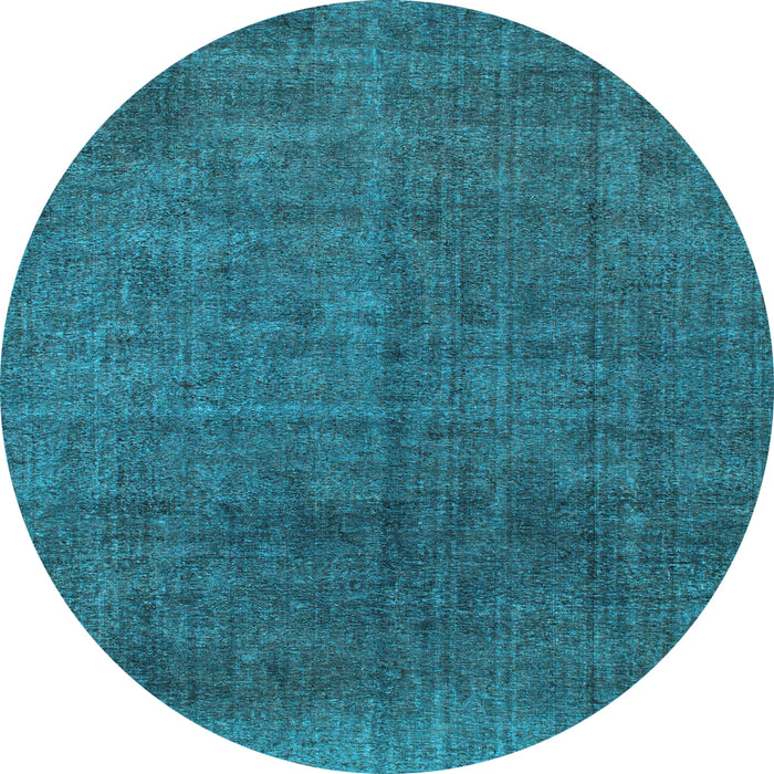 Round Machine Washable Abstract Light Blue Modern Rug, wshabs822lblu