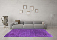 Machine Washable Abstract Purple Modern Rug, wshabs822pur