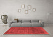 Modern Red Washable Rugs