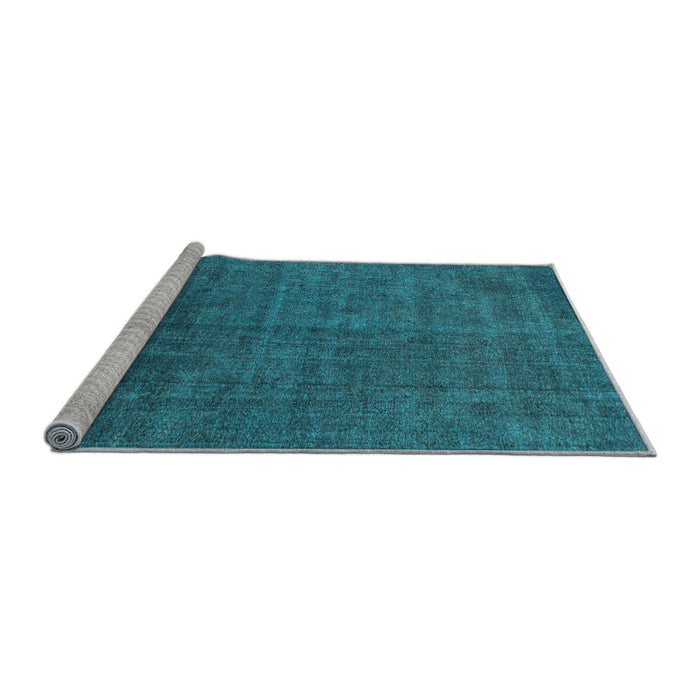 Sideview of Machine Washable Abstract Light Blue Modern Rug, wshabs822lblu