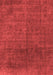 Abstract Red Modern Area Rugs