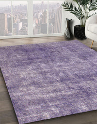 Abstract Purple Modern Rug, abs823