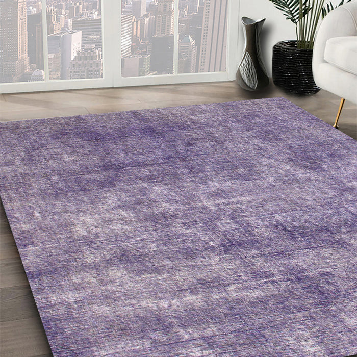 Machine Washable Abstract Purple Rug in a Family Room, wshabs823