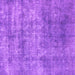 Square Machine Washable Abstract Purple Modern Area Rugs, wshabs823pur