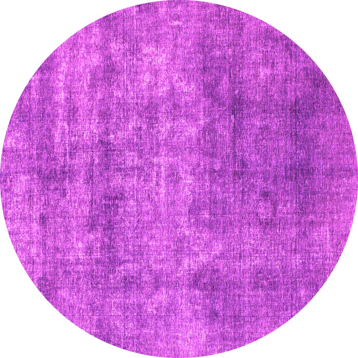 Round Abstract Pink Modern Rug, abs823pnk