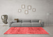 Modern Red Washable Rugs