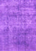 Machine Washable Abstract Purple Modern Area Rugs, wshabs823pur