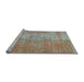 Sideview of Machine Washable Abstract Light Blue Modern Rug, wshabs824lblu